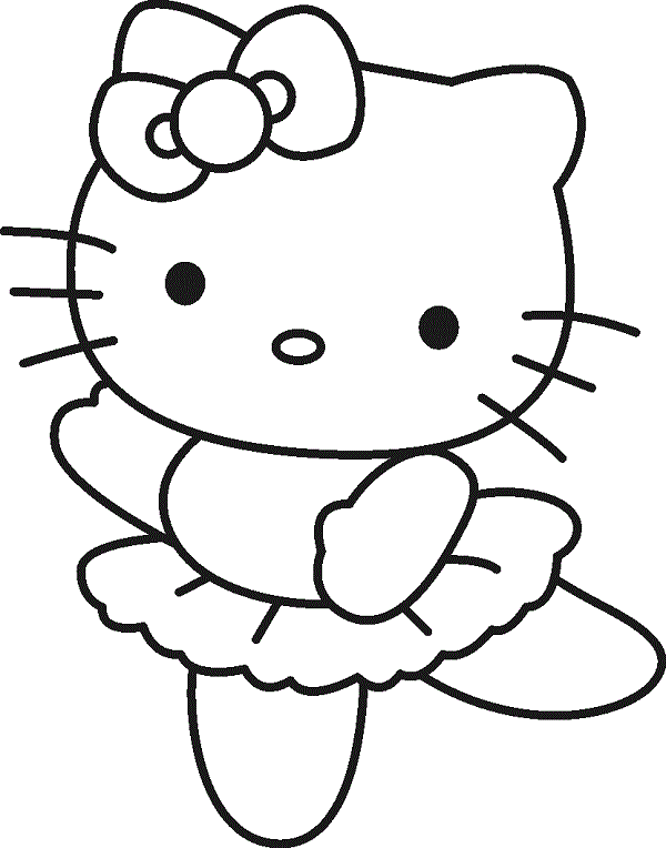 Coloring Pages Hello Kitty - Dr. Odd