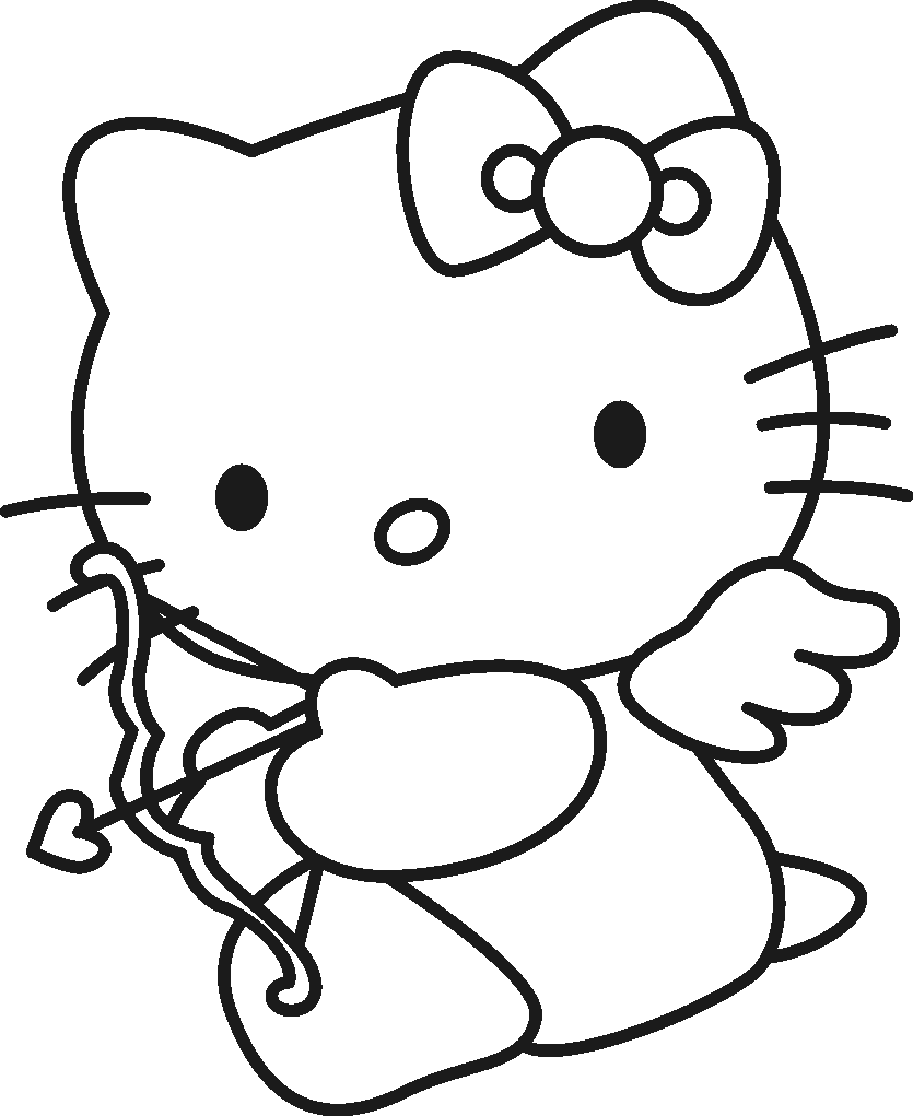 Coloring Pages Hello Kitty - Dr. Odd