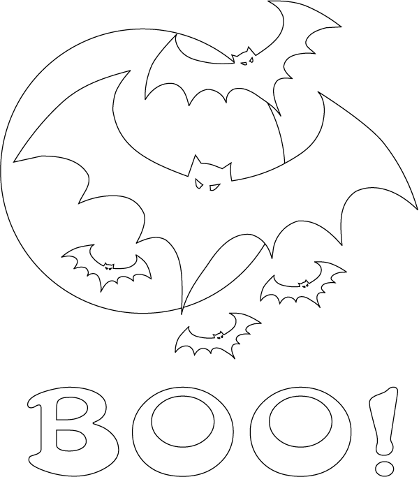 halloween boo coloring pages - photo #16