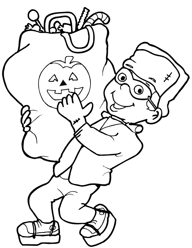 hallaween coloring pages - photo #32