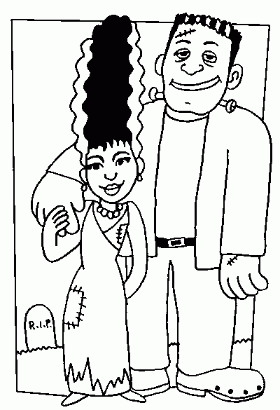 Halloween Coloring Pages - Dr. Odd