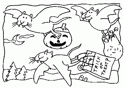 Halloween Coloring Pages - Dr. Odd