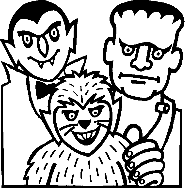 all halloween coloring pages - photo #30