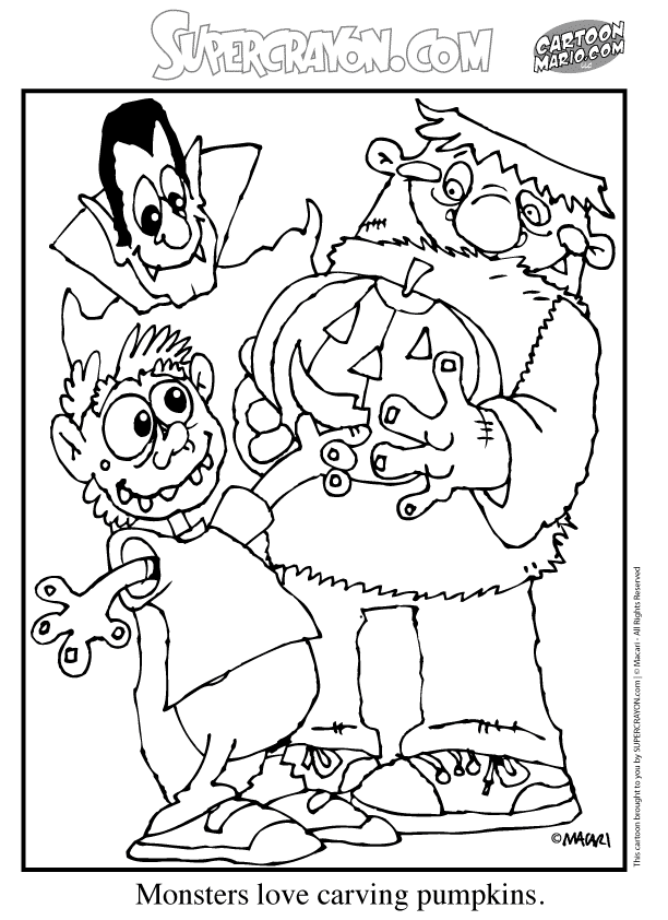 halloween activity coloring pages - photo #31