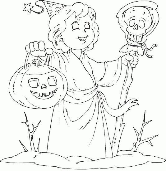 Halloween Coloring Pictures - Dr. Odd