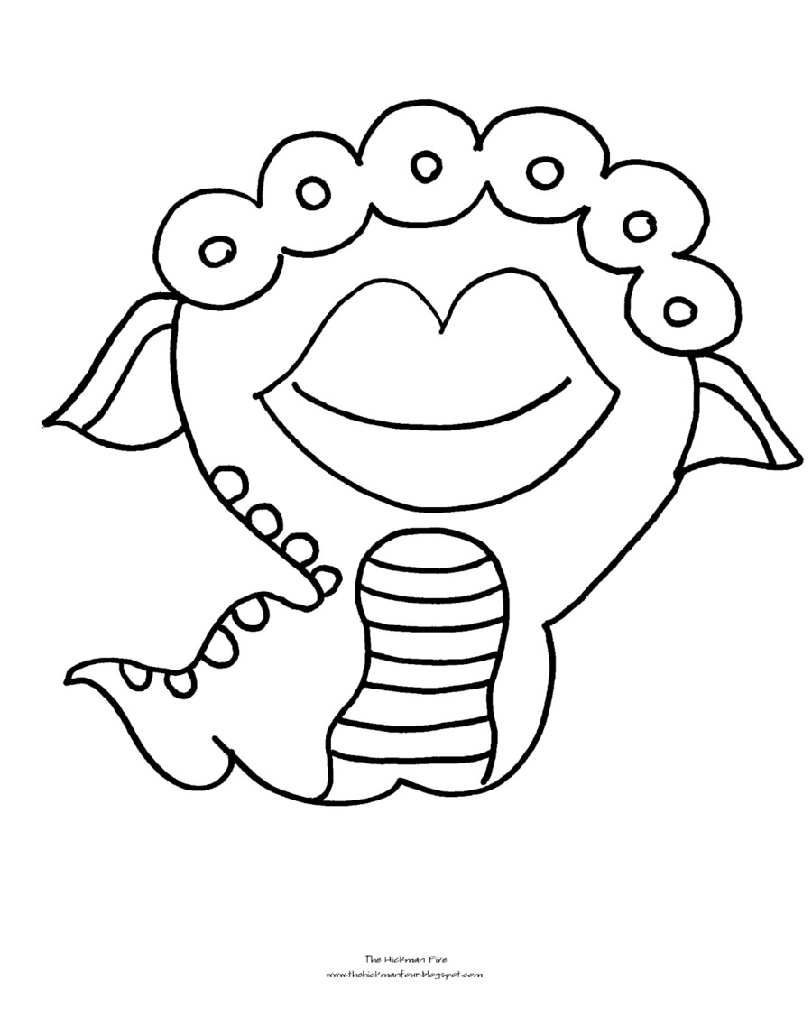 Monster Coloring Pages 2018 Dr Odd