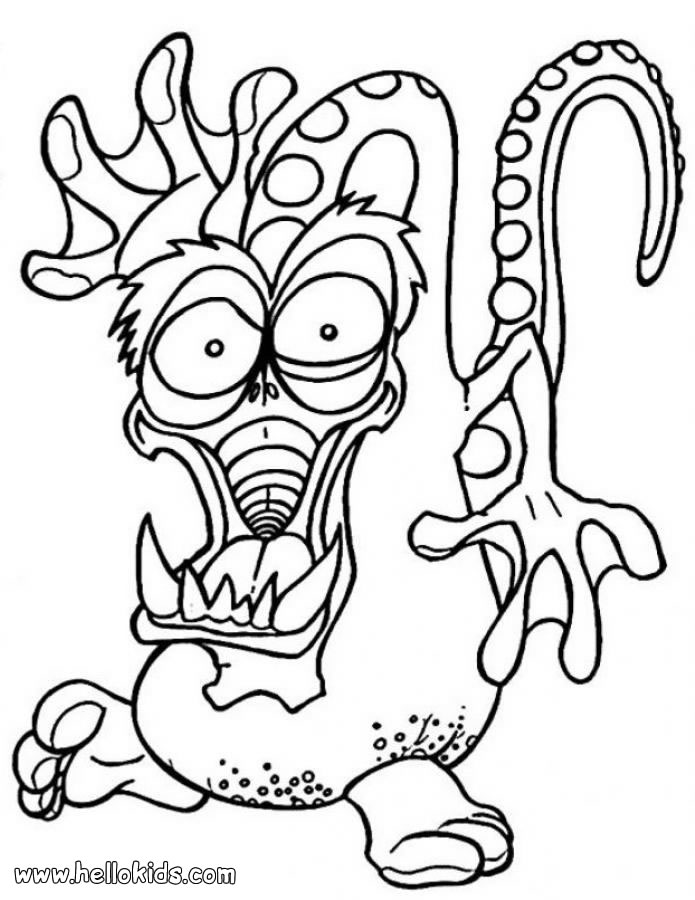 Monster Coloring Pages 2018 Dr Odd