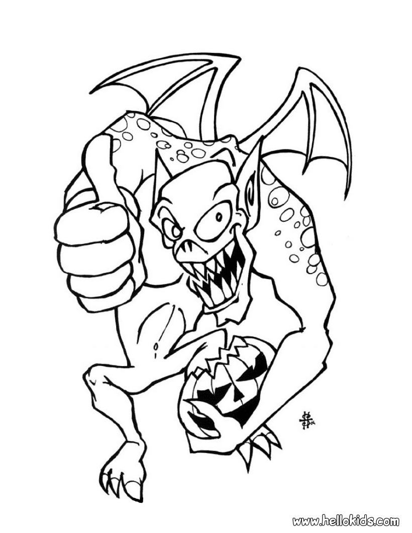 Monster Coloring Pages 2018- Dr. Odd
