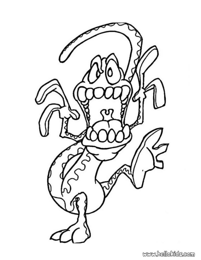 Monster Coloring Pages 2018- Dr. Odd