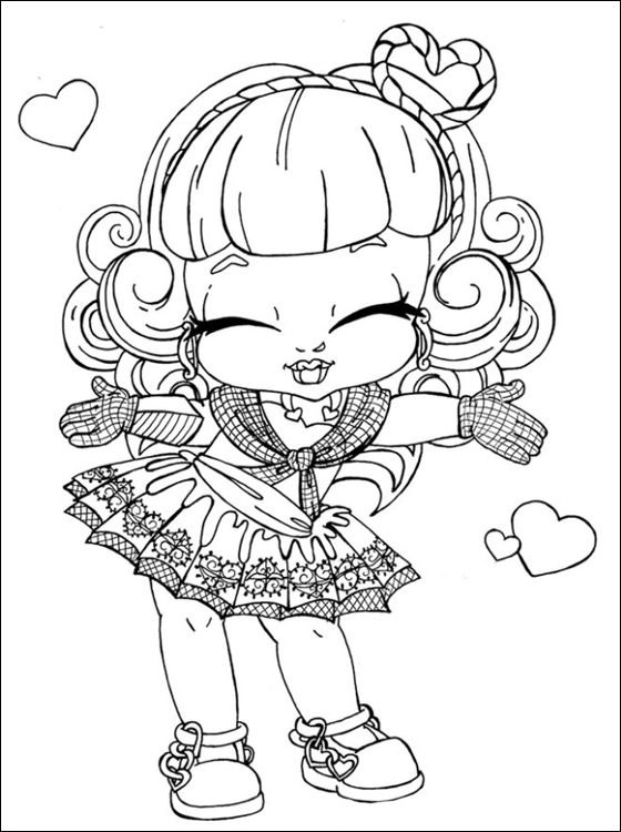 baby ever after high coloring pages - photo #2