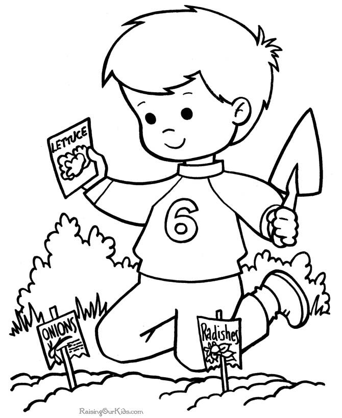 coloring pages seeds and plants - photo #50