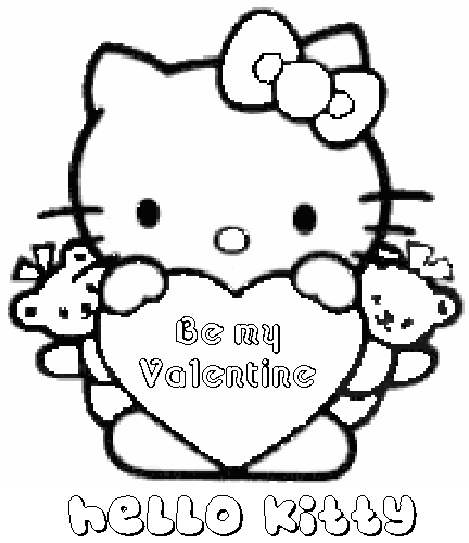 valentine coloring pages for kids to print - photo #18