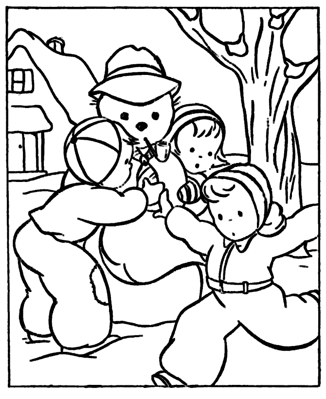 Winter Coloring Pages 2018