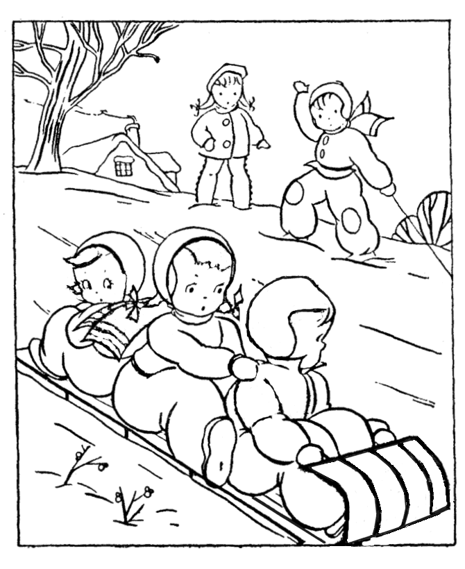 Winter Coloring Pages 2018