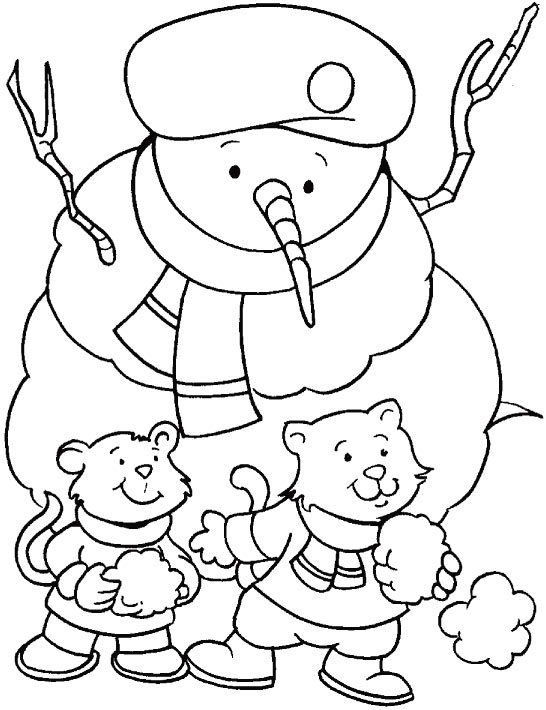 Winter Coloring Pages - 2018