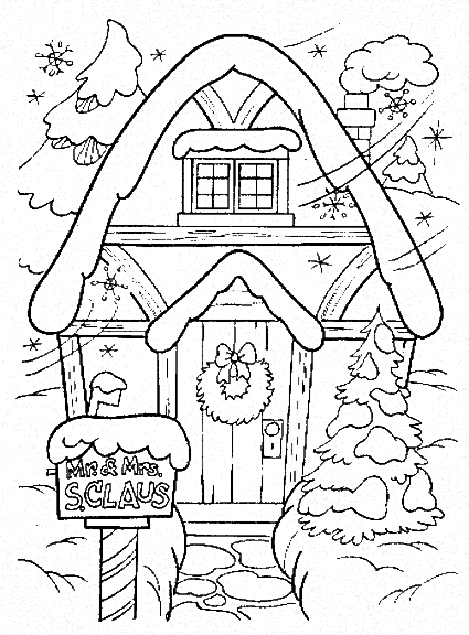 activity village winter coloring pages - photo #24