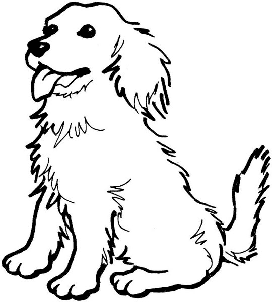 Coloring Pages Of A Dog 7