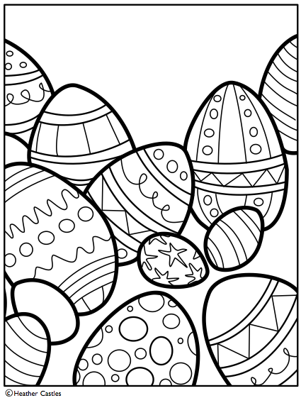 Printable Colouring Pages For Easter