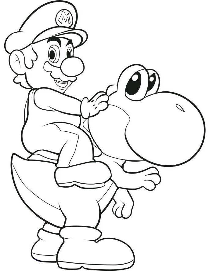 Mario Coloring Pages 2022: Best, Cool, Funny