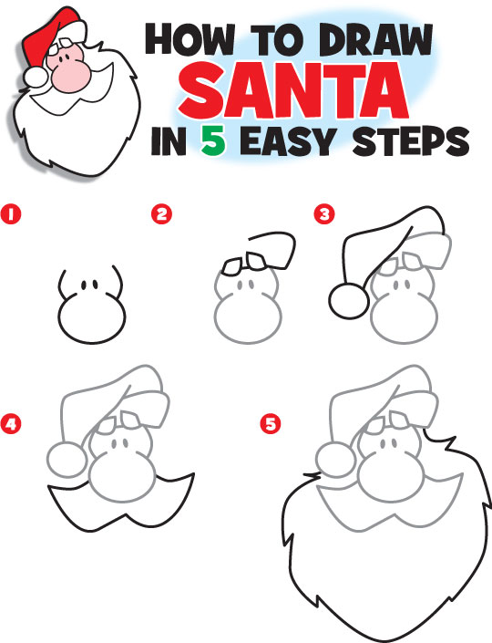 How to Draw Santa Best, Cool, Funny