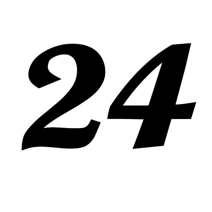 24. 24 Число. Красивая цифра 24. Цифра 24 в черном. 24 Надпись.