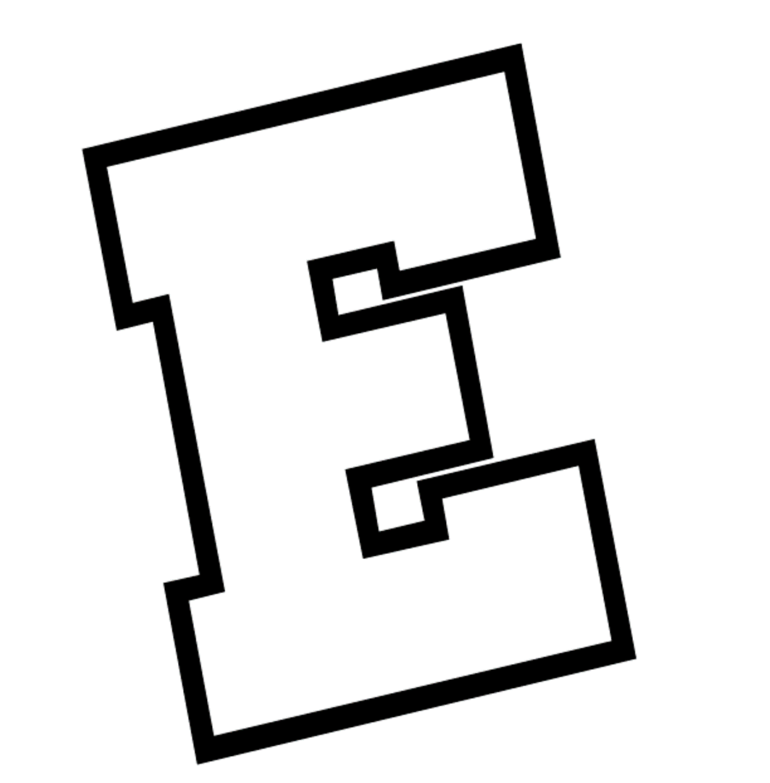 Letter E