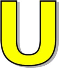 Letter U - Best, Cool, Funny