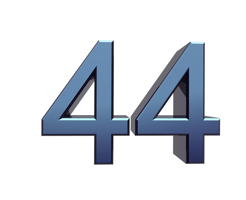 Those born under the influence of the number 44 incarnate to be of service to souls who are ailing and in need of help.