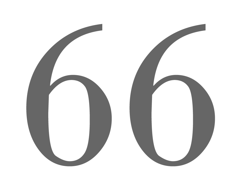 Число 66 6. Цифра 66