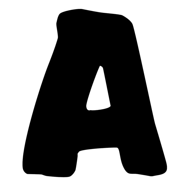 Black Printable Letters Printable Word Searches