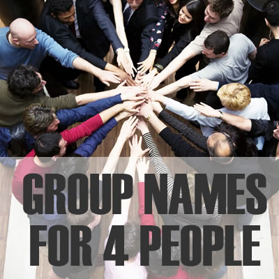 Group Names for 4 People [Dr. Odd Name Ideas]