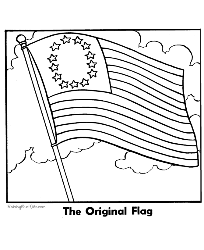 My Kids Love To Print And Color These American Flag Coloring Pages Also Check Out Happy Birthday Gif Page