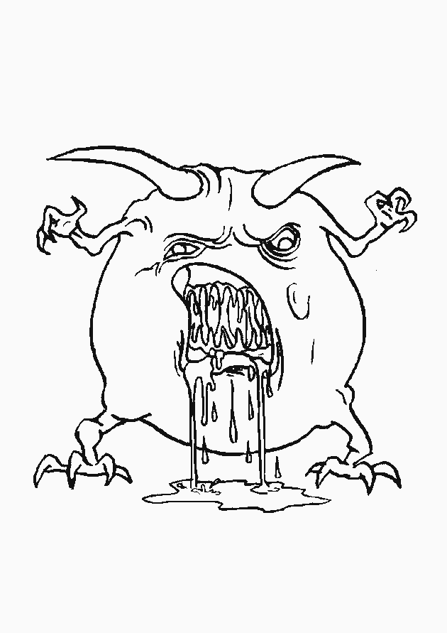 Monster Coloring Pages 2018- Dr. Odd