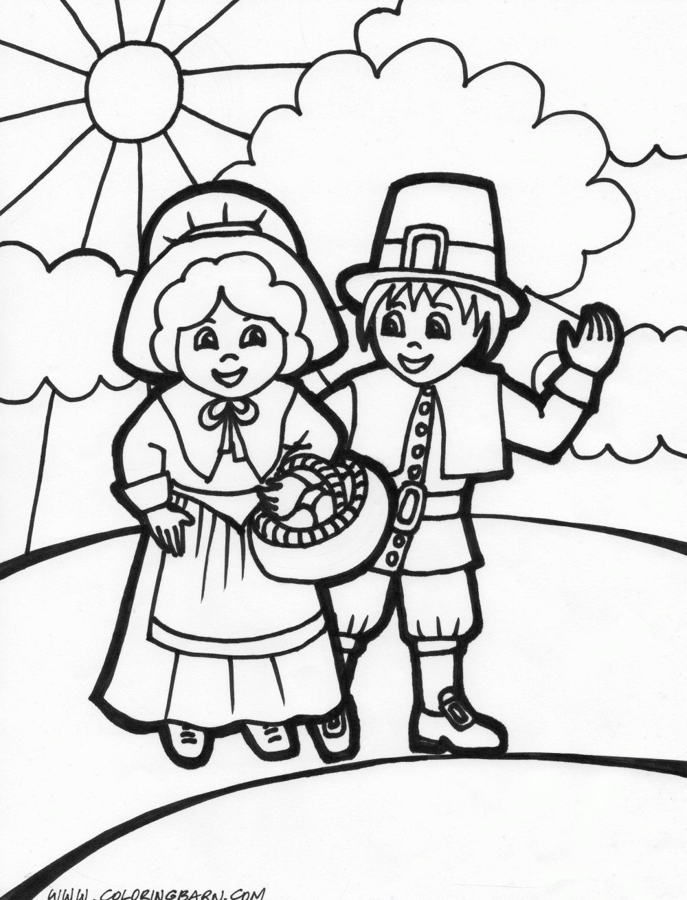 Thanksgiving Coloring Pages
