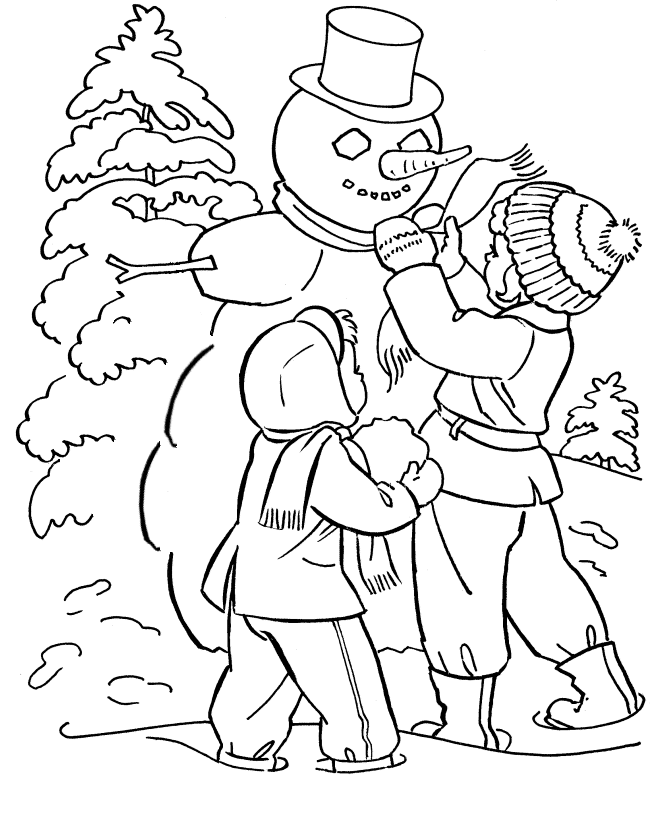 Winter Coloring Pages  2019